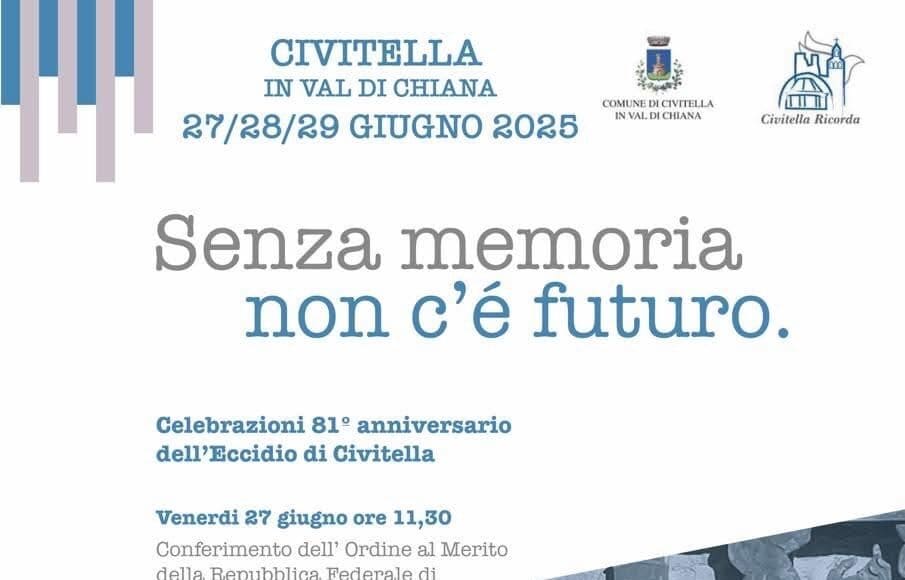 Celebrazione 81° Anniversario dell’Eccidio di Civitella